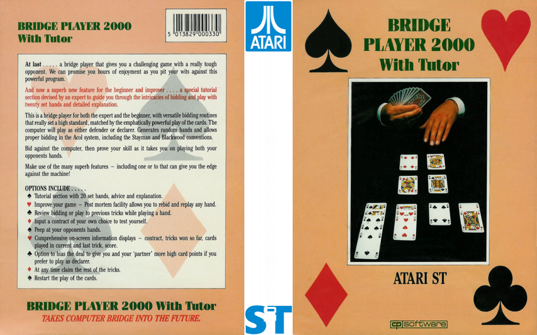 Bridge Player 2000 with Tutor — box-texture (EU)