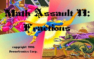Math Assault II: Fractions box art