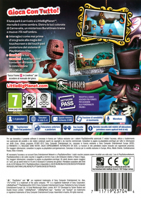 LittleBigPlanet PSVita — box-2D-back (IT)