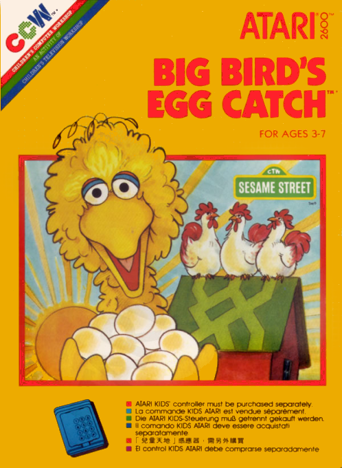 Big Bird's Egg Catch — box-2D (EU)