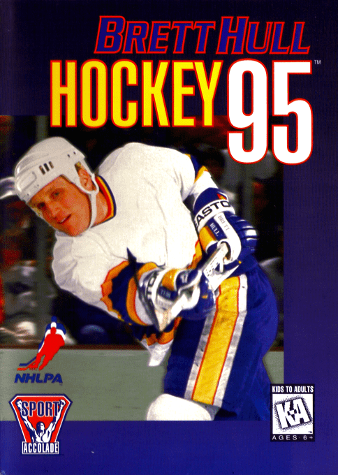 Brett Hull Hockey '95 box art