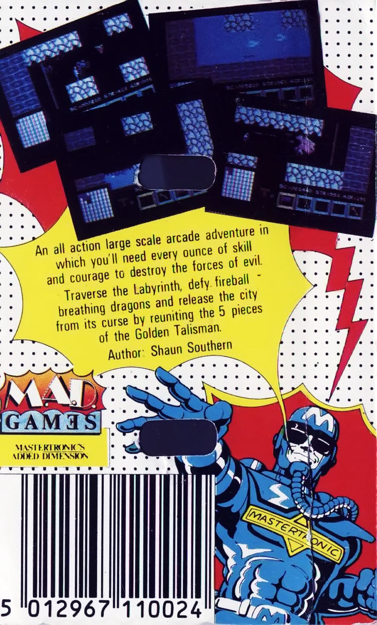Hero Of The Golden Talisman — box-2D-back (EU)