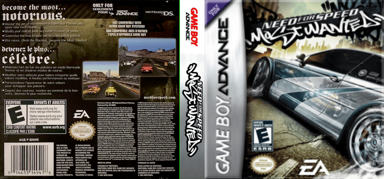 Need For Speed - Most Wanted — box-texture (US)