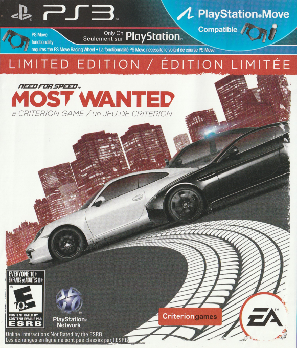 Need for Speed - Most Wanted - A Criterion Game — box-2D (CA)