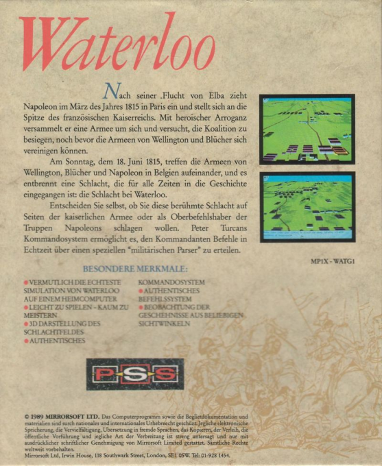 Waterloo — box-2D-back (DE)