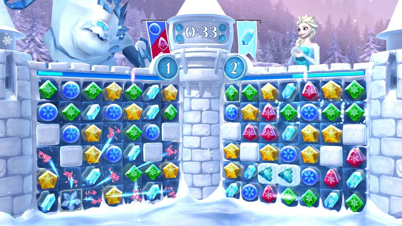 Frozen Free Fall - Snowball Fight — screenshot (WOR)