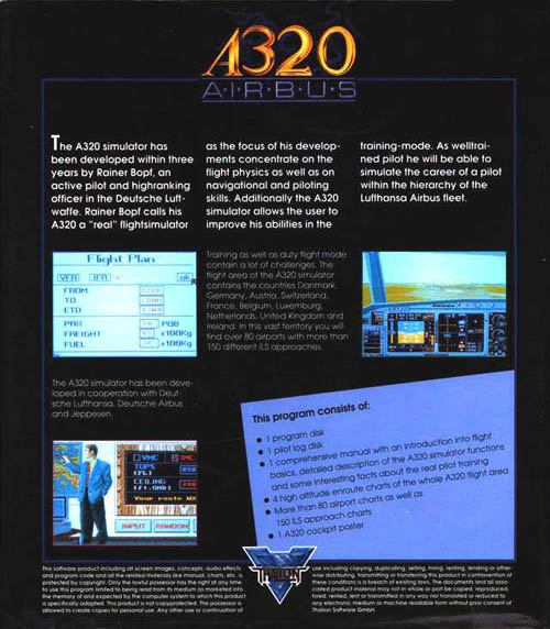 A320 Airbus — box-2D-back (EU)