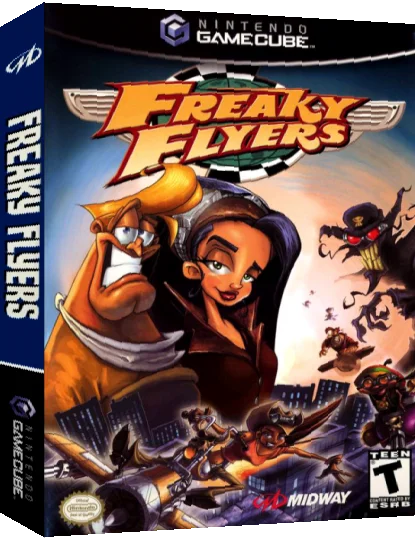 Freaky Flyers — box-3D (US)