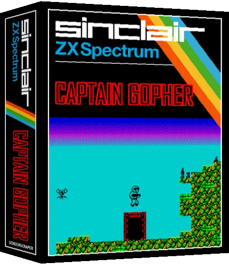 Captain Gopher — box-3D (SS)