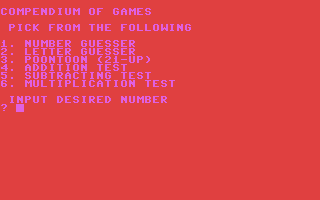 Compendium of Games — sstitle (WOR)