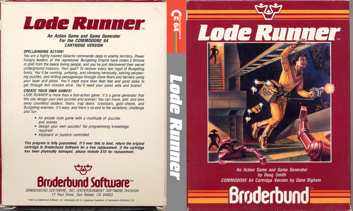Lode Runner — box-texture (US)
