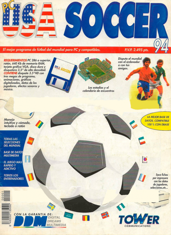 Usa Soccer '94 box art
