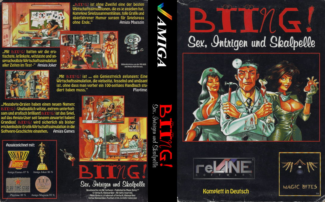 Biing! - Sex, Intrigen und Skalpelle — box-texture (DE)