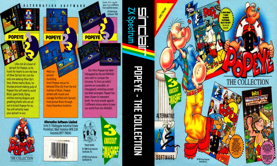 Popeye - The Collection — box-texture (EU)