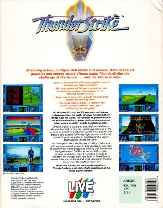 Thunder Strike — box-2D-back (US)