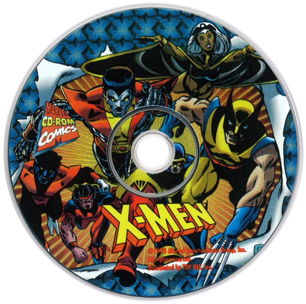 X-Men: Interactive CD-ROM Comic Book! — support-2D (WOR)
