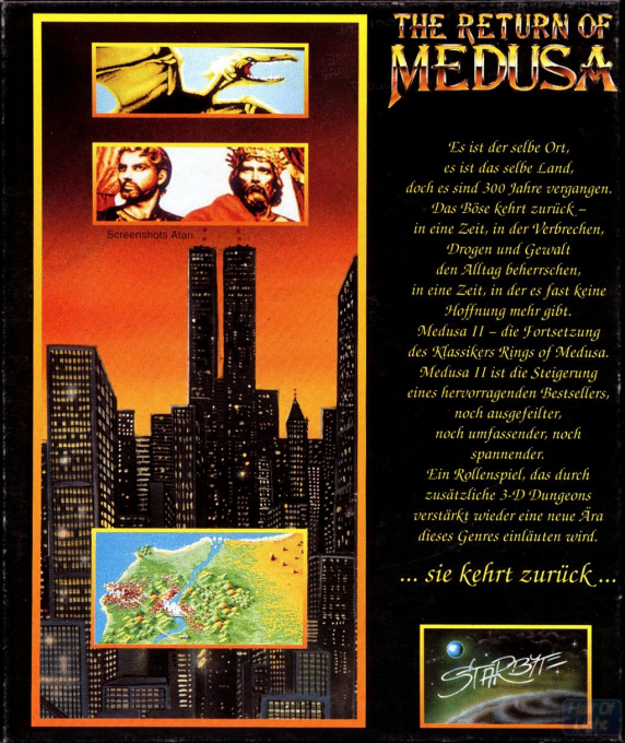 Rings of Medusa II - The Return of Medusa — box-2D-back (EU)