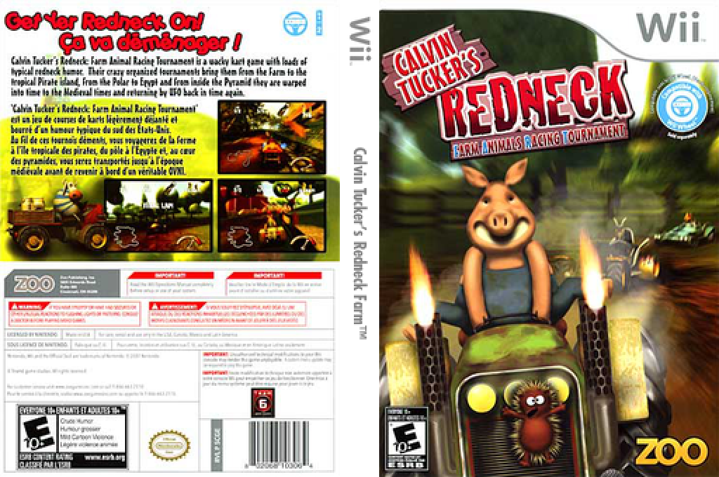 Calvin Tucker's Farm Animal Racing — box-texture (US)