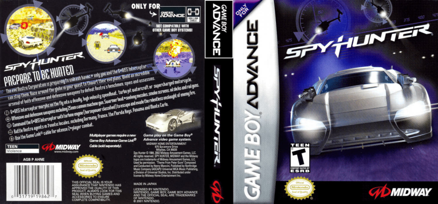 Spy Hunter — box-texture (US)