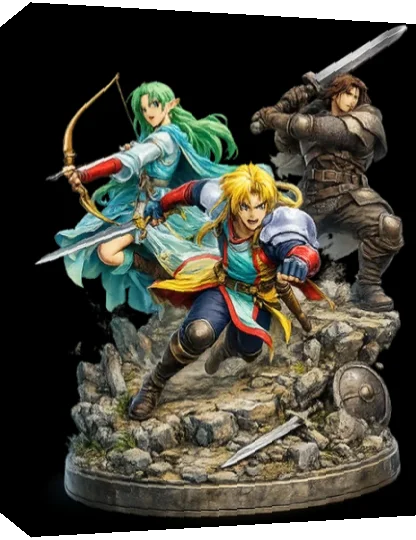 Dragon Force — box-3D (JP)