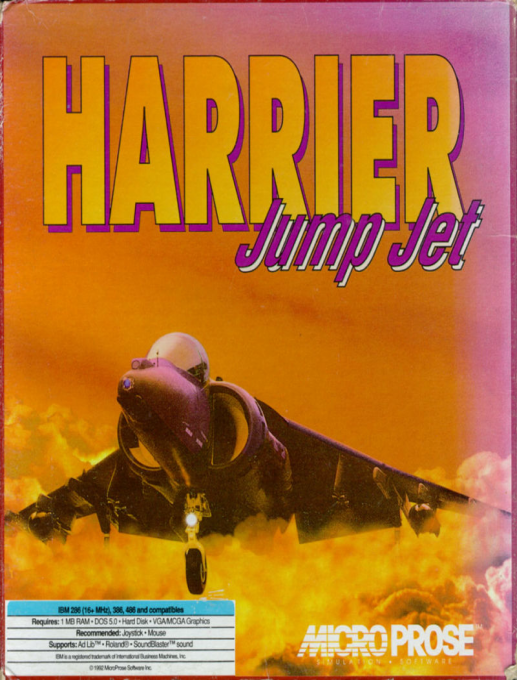 Harrier Jump Jet box art
