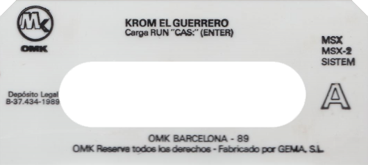 Krom el Guerrero — support-texture (SP)