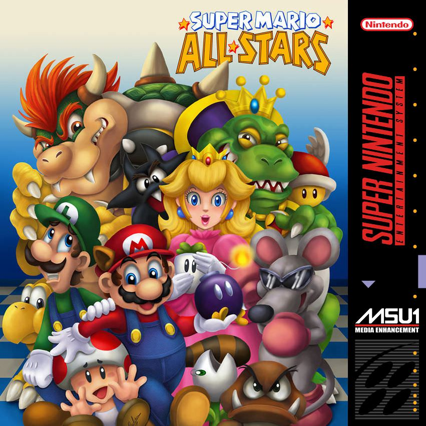 Super Mario All-Stars box art