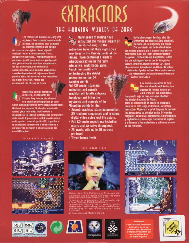 Extractors - The Hanging Worlds of Zarg — box-2D-back (EU)