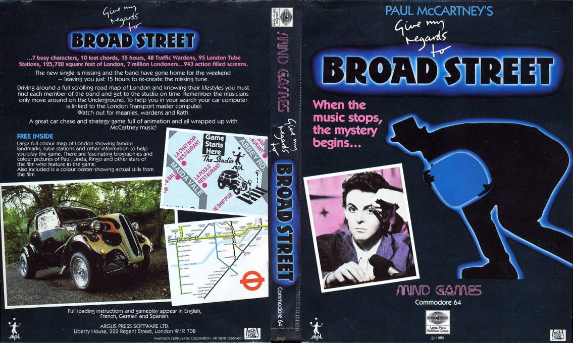 Give my Regards to Broad Street — box-texture (EU)