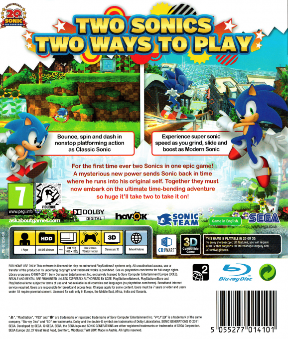 Sonic Generations — box-2D-back (EU)