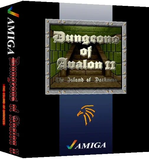 Dungeons of Avalon II - The Island of Darkness — box-3D (WOR)