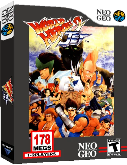 World Heroes 2 Jet — box-3D (US)
