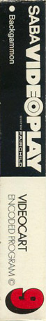 Videocart-11 - Backgammon, Acey-deucey — box-2D-side (DE)