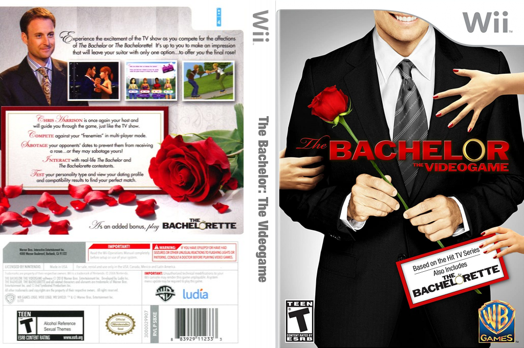 Bachelor, The - The Videogame — box-texture (US)