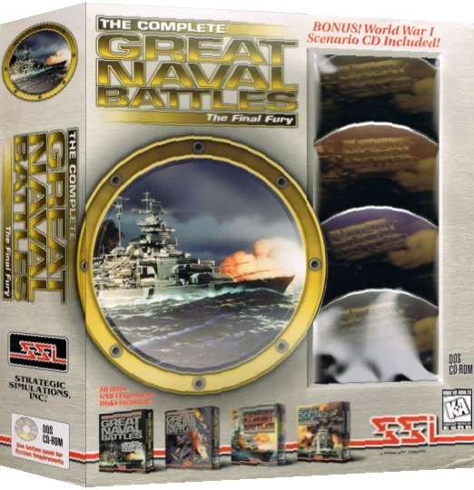 Complete Great Naval Battles, The - The Final Fury — box-3D (US)