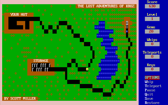 Lost Adventures of Kroz — ss (WOR)