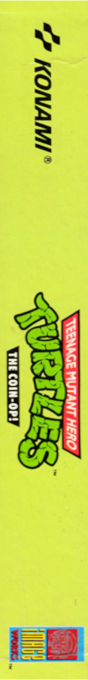 Teenage Mutant Hero Turtles - The Coin-op! — box-2D-side (EU)