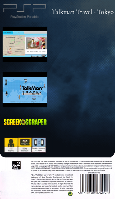 TalkMan Travel - Tokyo — box-2D-back (SS)