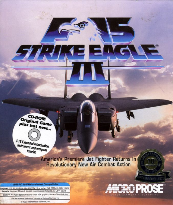 F-15 Strike Eagle 3 box art