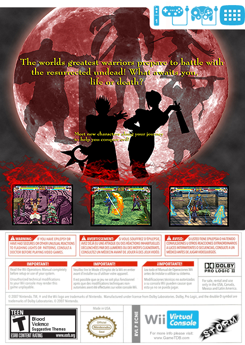 Sengoku 3 — box-2D-back (US)