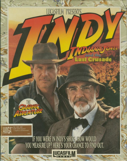 Indiana Jones and the Last Crusade - The Graphic Adventure box art