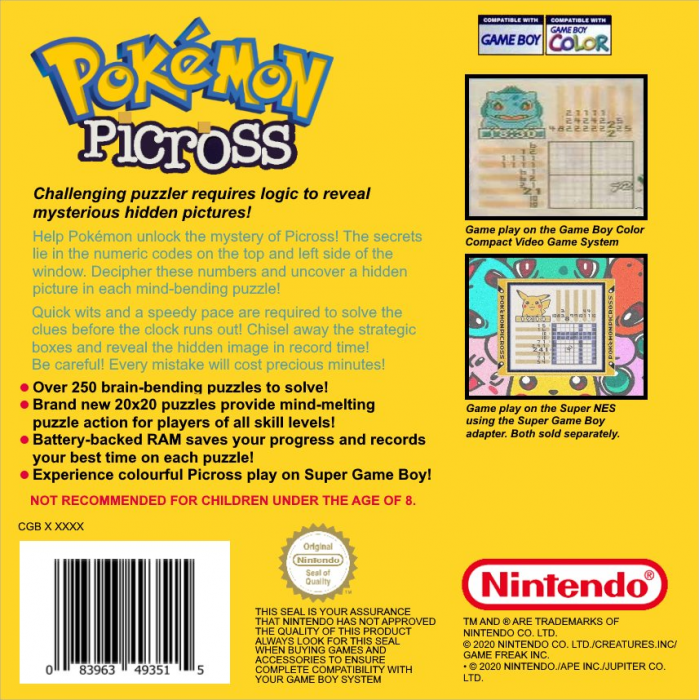 Pokémon Picross — box-2D-back (CUS)
