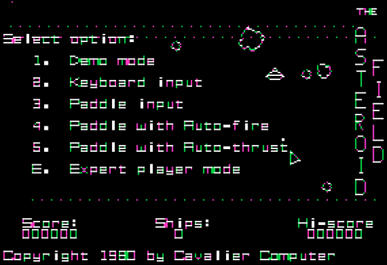 Asteroids — sstitle (WOR)