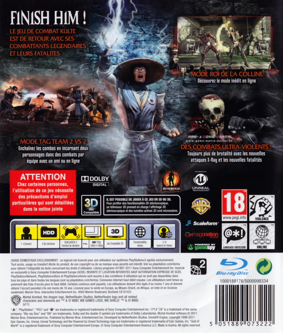 Mortal Kombat — box-2D-back (FR)