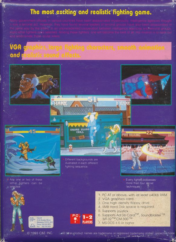 Fatal Encounter — box-2D-back (EU)