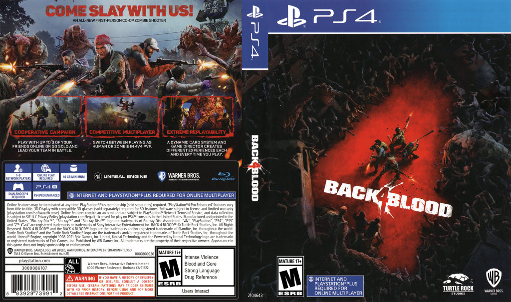 Back 4 Blood — box-texture (US)