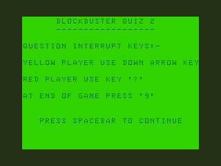 Blockbuster Quiz 2 — ss (WOR)