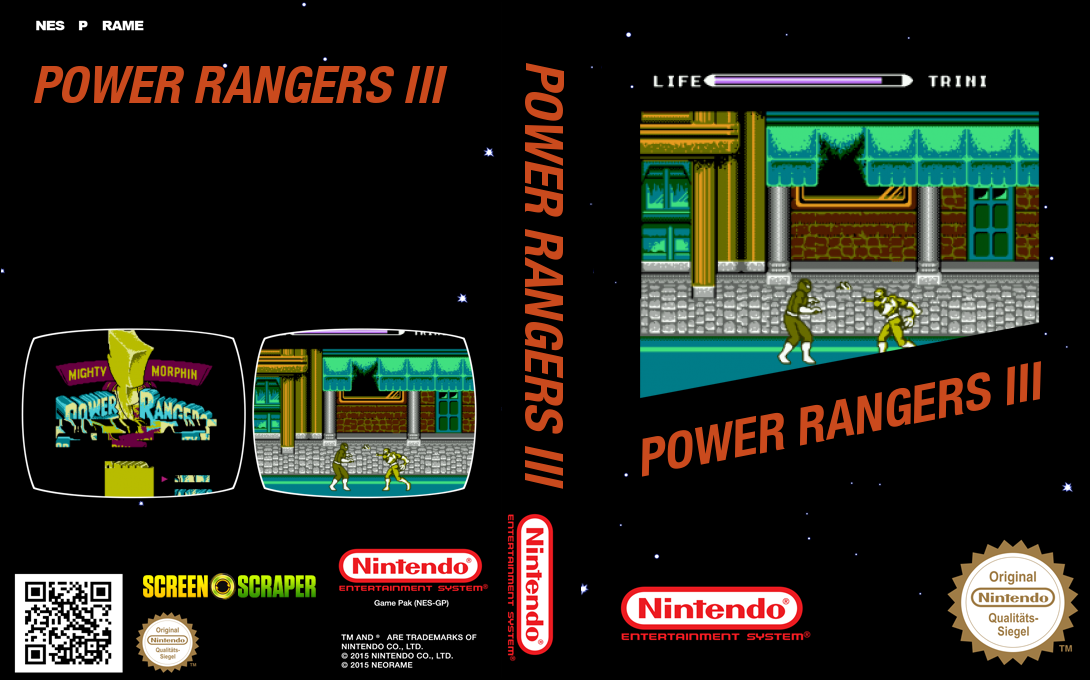 Power Rangers 3 — box-texture (SS)