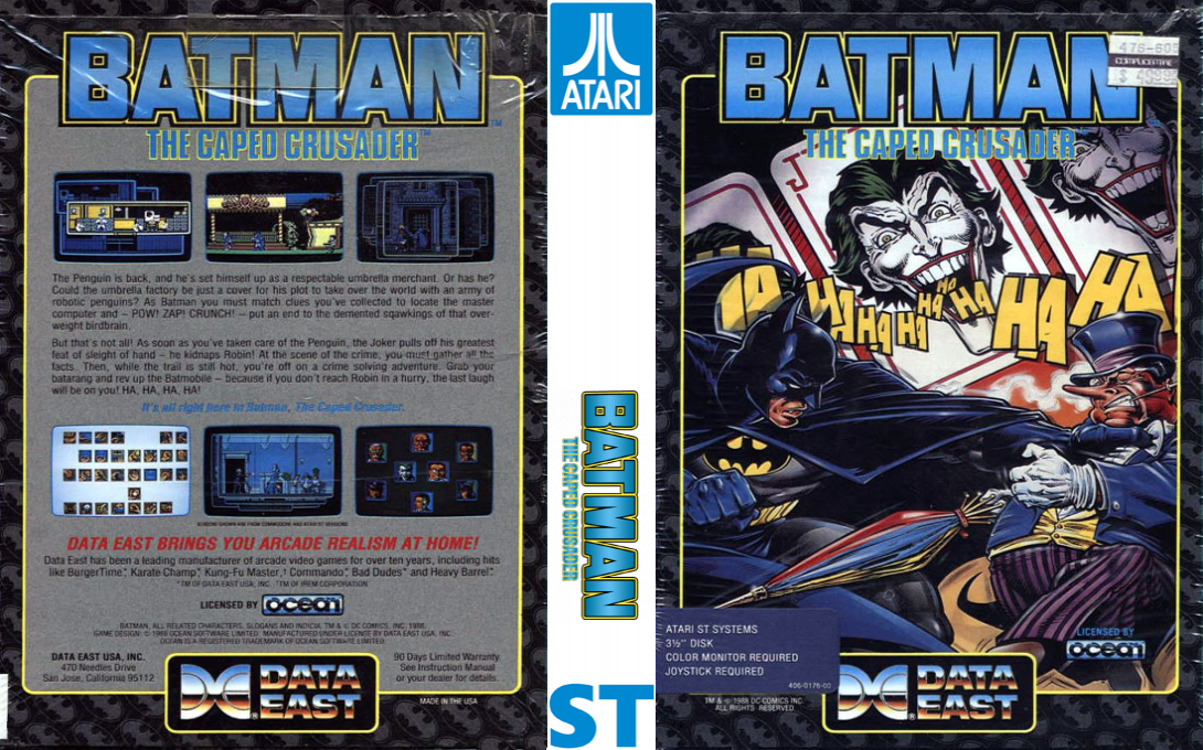 Batman - The Caped Crusader — box-texture (US)