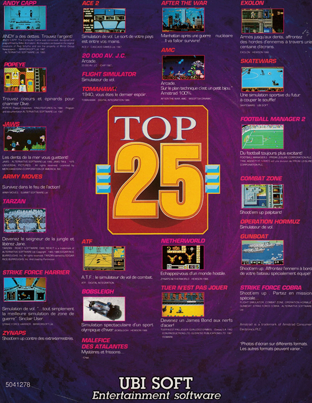Top 25 — box-2D-back (FR)